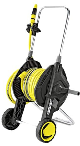 Kärcher Irrigazione - Carrello avvolgitubo HT 4.520 + Tubo PrimoFlex da 1/2 (20 metri), lancia e raccordi