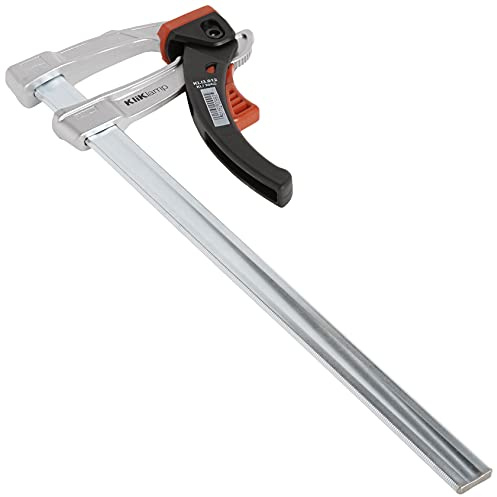 Bessey Série KliKlamp Pince à levier à cliquet – 30,5 cm – KLI3.008 – Pince à action rapide, très résistante pour le travail du bois, la menuiserie et les placards – Qualité professionnelle pour le