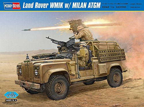 Hobby Boss 82447 modellbyggsats Land Rover WMIK w/MILAN ATGM