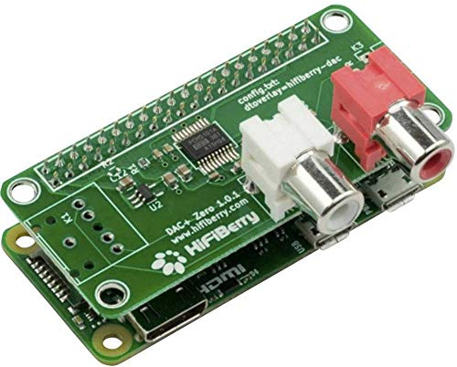 HiFiBerry DAC Passend Fuer (Entwicklungskits): Raspberry Pi Zero, DAC+ Zero, Schwarz
