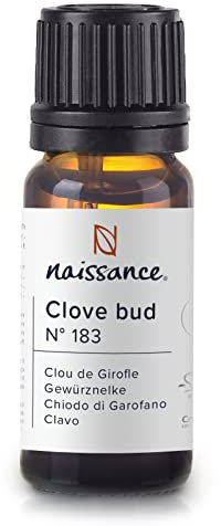 Naissance Gewürznelke Ätherisches Öl (Nr. 183) - 10ml - 100% Naturreines Gewürznelkenöl (Nelkenöl) für Naturkosmetik, Massage, Aromatherapie, Duftlampe - Duftöl für Aroma Diffuser
