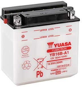 YUASA BATTERIE YB16B-A1 offen ohne Saeure