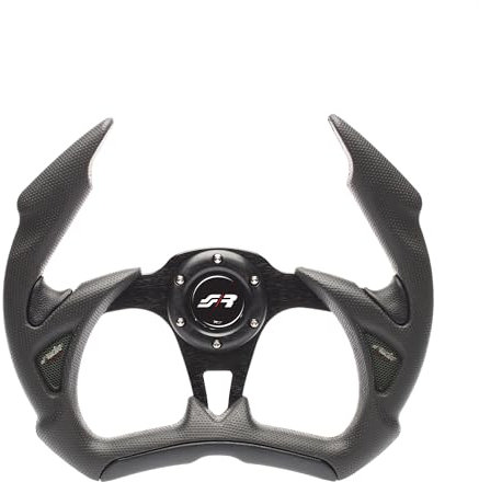 Simoni Racing X5R/P Volante Sportivo X5 Stealth colore Nero, Diametro 350mm