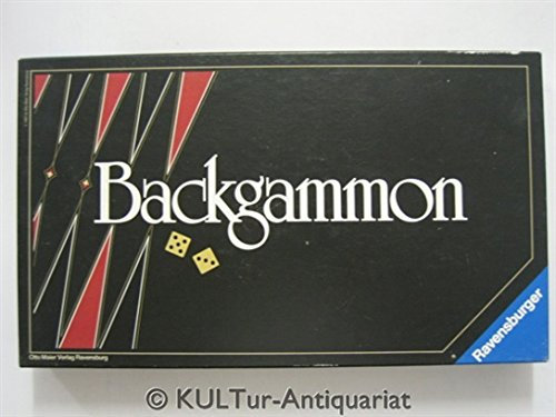 Ravensburger Backgammon schwarz - Klassisches Brettspiel für 2 Spieler ab 10 Jahren (Empfohlen) / ab 14 Jahren (Ravensburger)