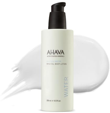 AHAVA Totes Meer Mineral Körperlotion - Tägliche Feuchtigkeitslotion mit Osmoter, Exklusive Mineralienmischung des Toten Meeres & Pflanzliche Extrakte, Original, 8.5 fl.oz