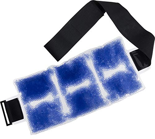 TheraPearl Color Changing Hot Cold Pack for Back, Reusable Back Wrap with Strap & Gel Beads, Best Ice Bag for Lower Back Pain Relief, Flexible Hot & Cold Compress for Swelling, Sports Injuries