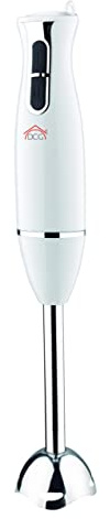 DCG Eltronic HM9292 Mixeur Plongeur 200 W Blanc – Blender (Mixeur de plongée, Blanc, Acier inoxydable, 200 W)