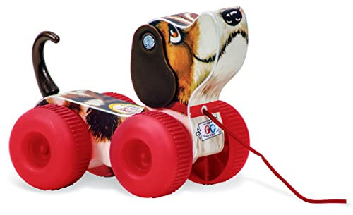 Fisher Price Classics Little Snoopy Hundespielzeug zum Nachziehen mit interaktiven Funktionen, Spielzeughund für Kinder, Fisher Price Spielzeuge, Tierspielzeug Geschenk für Kinder ab 1 Jahr