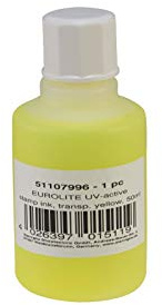 Eurolite - Tinta Invisible para Sellos de Caucho, Color Azul