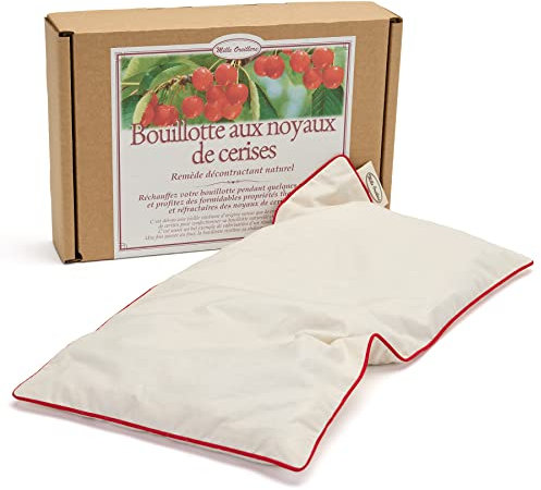 Mille almohadas BOUILLOTE en huesos de cerezas 20 x 40 cm