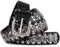styleBREAKER edler Nietengürtel im Vintage Design, Nieten und Strass, kürzbar, Damen 03010052, Farbe:Schwarz, Größe:100cm
