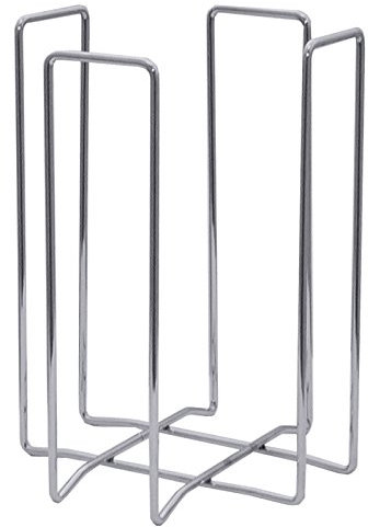 Serviettenhalter, quadratisch, aus zweifach verchromtem, 5 mm starkem Draht / für Cocktailservietten 24 x 24 bis 25,5 x 25,5 cm oder für Serviettengröße 33 x 33 cm | ERK (Für Serviettengröße 33 x 33 cm)