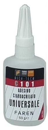 Adhesivo cianacrilato universal C101 Faren, 50 g
