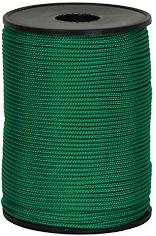 Corderie Italiane 006001324 Filo muratore, cordino edilizia verde, 2 mm - 100 mt