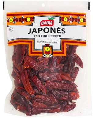 Badia Chile Japones, Red Chili Peppers, 3 oz – Dried Szechuan Hot Chili