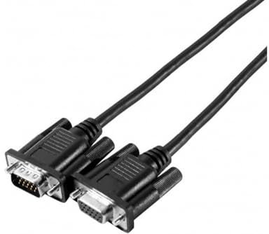 CONECTICPLUS Rallonge VGA 15m Noir économique - Câble VGA 15m pour PC, TV et home cinéma