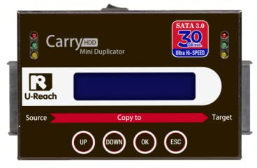 U-Reach PRO198 1-1 SATA3.0 Ultra High Speed 30GB/m SSD Duplicator & Hard Drive Data Eraser