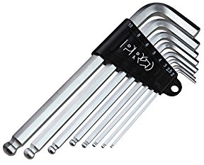 Pro Innensechskantschlüsselset, Chrome, 2/2,5/3/4/5/6/8/1 mm