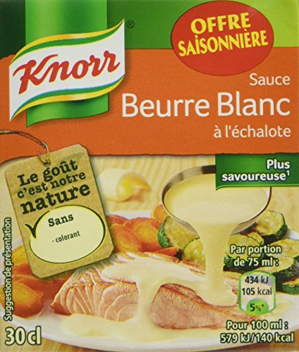 Knorr Sauce Beurre Blanc 30 cl 300 ml - Lot de 4