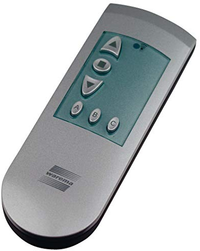Warema Sonnen EWFS Handsender 1-Kanal 1002551 Silber/grün Fernbedienung 4251317201970