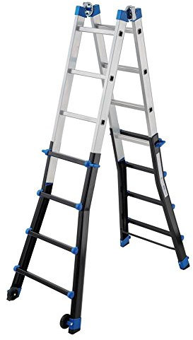 GIERRE AL065 Escalera multifunción telescópica de aluminio PEPPina Pro (4x4)