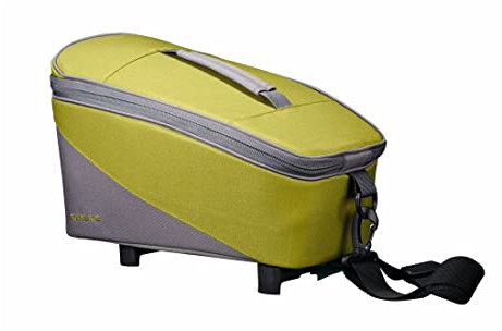 Racktime 0100-003 System Tasche Talis, 23 x 18 x 37cm, mit Snapit Adapter, grün/grau