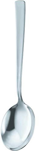 RÖSLE Vorlege-Gemüselöffel VS 600, Hochwertiger Schöpflöffel aus Edelstahl 18/10 zum Servieren von Beilagen, Servierbesteck-Serie, hochglänzend, spülmaschinengeeignet, 23.5 x 5.6 x 2.8 cm