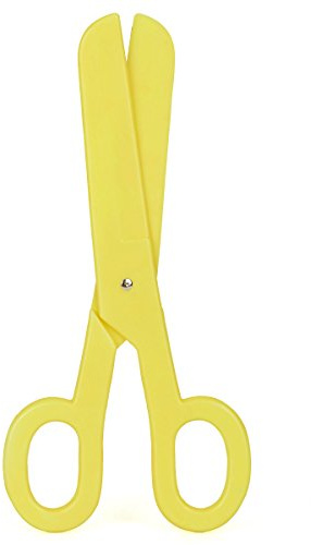 Generique - Riesige Schere Clownkostüm-Accessoire gelb