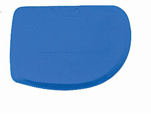 Plastic Dough Scraper/Pastry Bread Pizza Dough Flexible Blade. 12x8.5 cm (BLUE)