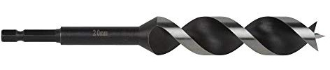 wolfcraft Holzbalkenbohrer „Speedwinder“, Sechskant-Schaft, Ø 30 mm I 7140000 I Für Bohrungen in Holzbalken mit dem Akkubohrer