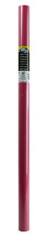Clairefontaine 95708C - Rolle färbiges Kraftpapier, gerillt, 3 x 0,70 m, 65g, PEFC, ideal für Ihre Bastelprojekte, 1 Rolle, Opernrot