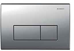 Geberit Kappa 50 115260461 Actuator Plate for Dual Flush Glossy Chrome-Plated