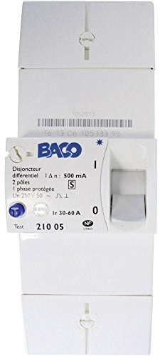 Disjoncteur de branchement EDF Legrand LEG 401004 différentiel 500 mA sélectif 2P 60 A