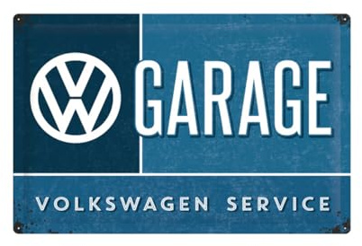 Nostalgic-Art 24008 Volkswagen VW Garage, Blechschild, Metall, bunt, 40 x 60 x 0,2 cm