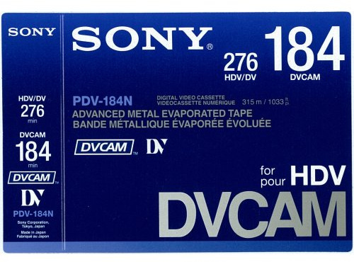Sony DVCAM Tape 184 MIN PDV184N3