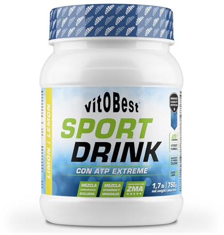 VITOBEST | Endurance Sport Drink | Ayuda a aportar energía instantánea al organismo. Su fórmula de electrolitos favorece la reposición de minerales | Sabor Limón - 750 g