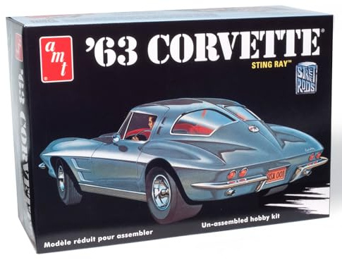 AMT Coche modelo Chevy Corvette 1963 a escala 1:25