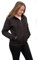 Bikers Gear Australia 4q-bu1v-n302 The CrossFire - Chaqueta con capucha de Kevlar para mujer, color negro, protección CE, equipo de motociclistas australianos, negro, 14 UK