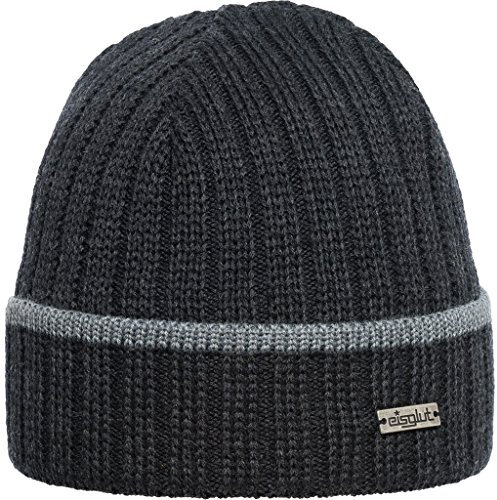 Eisglut Herren hat fisher Mütze, anthrazit, Einheitsgröße EU