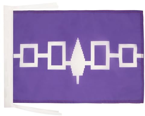 AZ FLAG Kanadas Iroquois flagga 45 x 30 cm - indiansk flagga 30 x 45 cm hög kvalitet