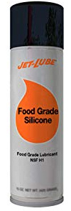 Jet-Lube Food Grade Silicone - Food Grade | Release Agent | Nontoxic | Safe on Plastics | Moisture resistant | 12 oz.