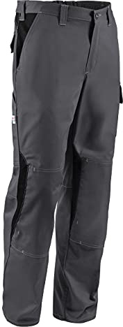 KÜBLER Workwear KÜBLER Image Dress Arbeitshose anthrazit, Größe 52, Herren-Arbeitshose aus verstärkter Baumwolle, Arbeitshose mit Knieschutztaschen nach EN 14404, robuste Arbeitshose