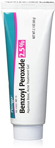 Perrigo 2.5% Benzoyl Peroxide Acne Treatment Gel 60gm Tube