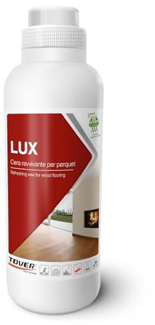 TOVER, Lux cera per parquet verniciato e oliato, Rinnova il parquet rovinato, 1 L