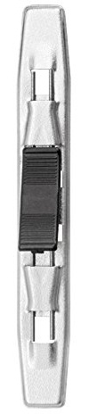 VELOFLEX 2904100 Lot de 50 serre-câbles en métal avec pince en plastique 80 mm