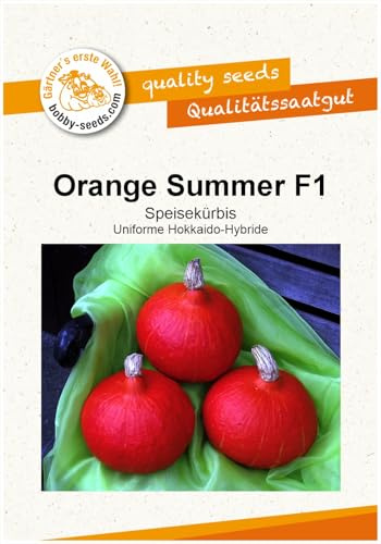 Bobby-Seeds Kürbissamen Orange Summer F1 Portion