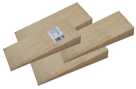 STUBAI-101609 Baukeile Hartholz 180×80×25 mm | 6-Stk. Set | Profi Keile für Bau, Holzarbeiten & Montage | Premium 1st Quality | STUBAI Qualitätswerkzeug – Höchste Qualität seit über 100 Jahren