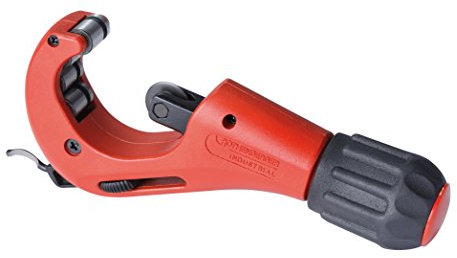 ROTHENBERGER Industrial Tube Cutter 42 Teleskop-Rohrabschneider inkl. 1x Ersatzschneidrad | Ø 3 mm - 42 mm (1/8 - 1 5/8) | Rohrtrenner | Rohrschneider Kupfer Messing Aluminium 070642E