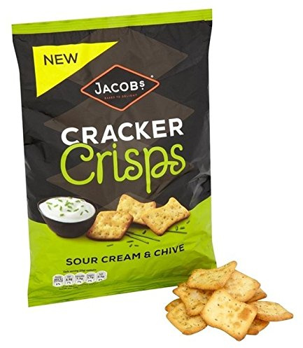 Jacob's Cracking Patatine Panna Acida E 150 g Di Erba Cipollina (Confezione da 6)