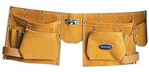 Silverline CB05 Double Pouch Tool Belt 8 Pocket 300 x 200 mm